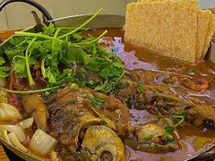 红烧杂鱼锅巴-巢湖名吃·徽府农家菜(半汤店)