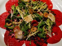 腌制生牛肉片配帕尔马芝士-牛排家(北京王府井澳门中心店)