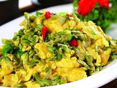 槐树花炒鸡蛋-鱼味馆(万佛湖店)
