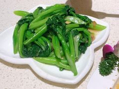 猪油渣炒菜心-香港新发烧腊茶餐厅(书城店)