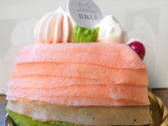 抹茶草莓千层-浮光之丘MontCake生日蛋糕(科华路店)