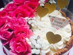 心念伱鲜花主题蛋糕-艾加柒克蛋糕茶歇甜品台(春熙路店)