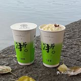 奶茶里喝到青团⁉️没有人能够拒绝