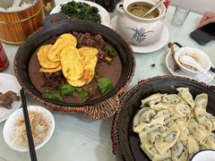 -胡老三家土菜馆·老店地方特色菜·招牌茅山地锅老鹅