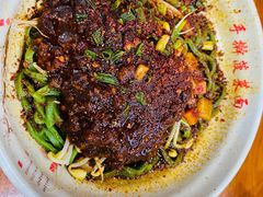 油泼面-手擀菠菜面(西康路店)