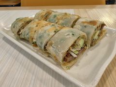 葱饼卷牛肉-台北楚楚园馅饼粥(虹桥南丰城店)
