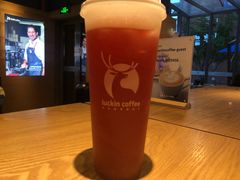 桃桃红宝石芝士奶盖茶-瑞幸咖啡(北工大理科楼店)