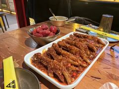 韩式辣鸡爪-大叹号啤酒屋·延边料理(延大店)