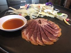 三年酵香火腿配大理手撕乳扇-泓0871臻选云南菜·味庄