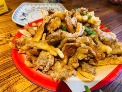 椒盐蘑菇-呱呱叫民俗风味主题餐厅(沣峪口店)