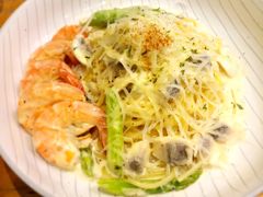 芝士蘑菇鲜虾意大利面-BE BRIGHT KITCHEN(正佳广场店)