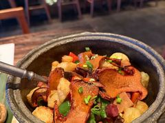 野生鲜牛肝菌烤饭-tazaTe大地茶场 喝酿造茶 吃云南菜(源野店)