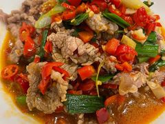 小炒黄牛肉-湘缘道客•湘缘饭店·25年湘菜馆(古墩路店)