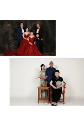 -时光纪亲子全家福照相馆(静安店母女写真父母纪念照)