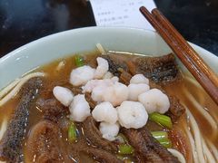 虾爆鳝面-奎元馆.百年奎元.非遗传承(西湖边的解放路店)