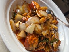 湖蟹炒年糕-二泉园老菜馆·百年无锡菜