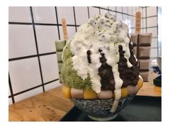 抹茶生乳かき氷-WONDER ICE 萬得冰田(建設路总店)