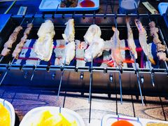 麻辣鸡翅-三个蒙古大叔羊肉串(大宁店)