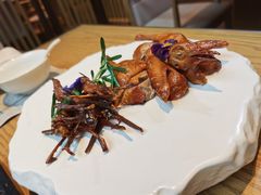 脆皮乳鸽拼鸭舌-莲·中餐厅(成都首座万豪酒店)