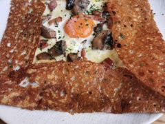 鸡蛋蘑菇熏肉荞麦可丽饼-RAC BAR(安福路店)