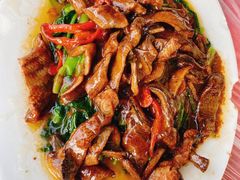 空心菜炒鳝鱼-车头老二大排档