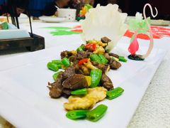 紫盏雪花牛肉粒-洛阳国际大酒店-香榭丽舍西餐厅