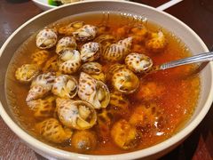 古越陈酿煮花螺-杭州西子湖四季酒店·金沙厅
