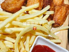 蒜香鸡翅（配薯条）-叶派龙虾•招牌香辣蟹·海鲜(中海国际店)