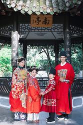 -后宫·古装汉服京剧儿童亲子全家福摄影