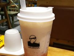 桃子草莓酪酪-LELECHA乐乐茶(上海五角场万达广场店)