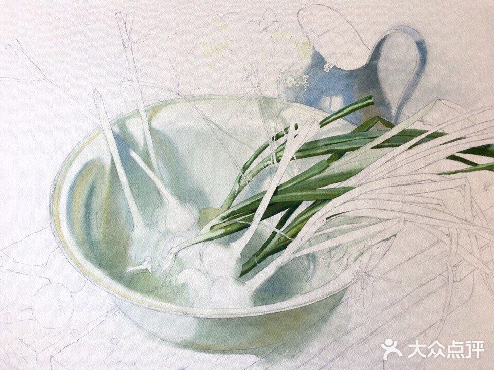 🌵一组超写实的水彩静物绘画步骤！