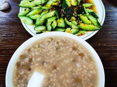 大米绿豆粥-清真永恒华威肉饼(潘家园店)