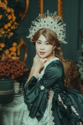 -后宫·古装汉服京剧儿童亲子全家福摄影