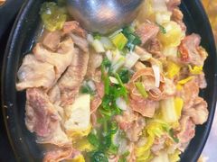 脂渣砂锅-杨姐大片肉烧烤