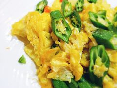 秋葵炒鸡蛋-巴依老爷新疆美食(远洋未来汇购物中心店)