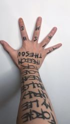 文字-刺客纹画纹身·洗纹身·穿孔饰品