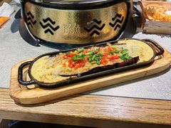 烤茄子-探鱼·鲜青椒爽麻烤鱼(天河优托邦店)