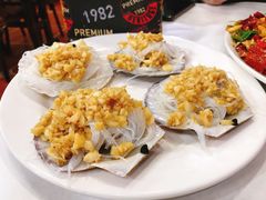 蒜蓉粉丝蒸扇贝-北戴河庆山饭店·海鲜砂锅粥(北戴河黑石路店)