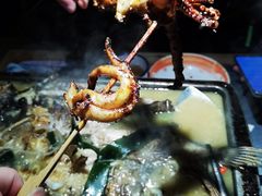 串烤鱿鱼须-探鱼·鲜青椒爽麻烤鱼(番禺万达店)