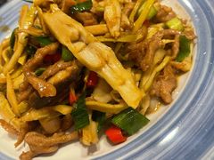 武当野山笋炒肉丝-宏状元现熬粥·京味菜(三里河店)