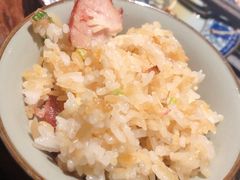 煲仔饭-大匠工房古船木艺术餐厅·猪肚鸡专门店(长白仙岛店)