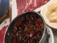 现炸辣椒油-京门老爆三·铜锅涮肉 爆肚(望京店)