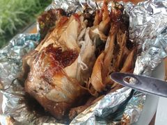 锡纸烧鸡-北镇龙岗子生态园