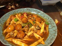 -东来菜馆•手抓海鲜家常菜•海鲜锅贴(鸽子窝店)