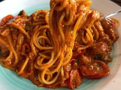 金枪鱼辣番茄奶油天使面-魏斯理汉堡(西安沣东吾悦店)