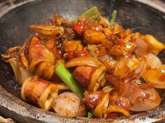 石锅焗小管鱿鱼-乔街深夜食堂·小龙虾·高压锅生蚝(杭州总店)