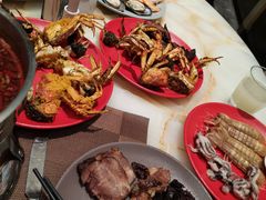 摊羊肉串-长春富力万达文华酒店-集·味自助餐厅