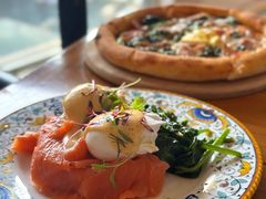 三文鱼班尼迪克-Alimentari早午餐(安福路店)