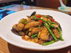 茄子豇豆-鸡毛店·川菜(双楠店)