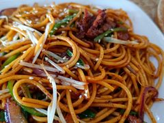 牛柳炒意粉-不见不散茶餐厅(中环广场店)